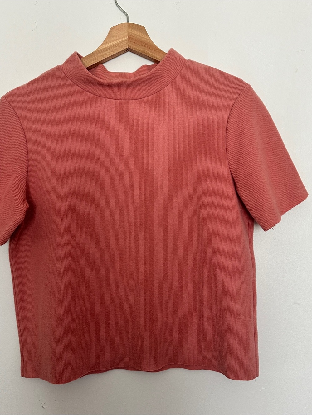 Zara Sweater transitional workwear Size M Dusty Rose Pink